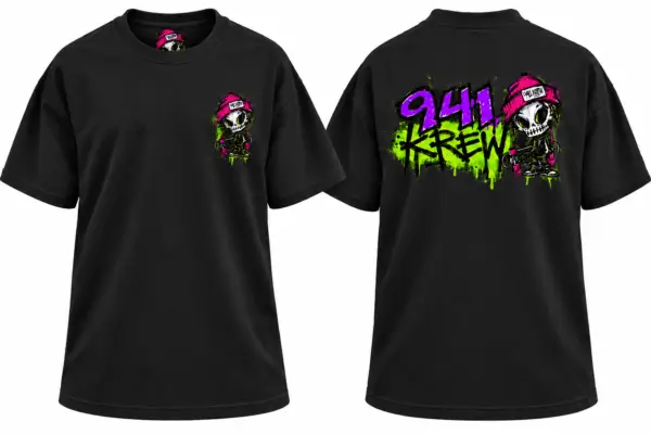 941 KREW Tshirt - Lil Ripper - Black