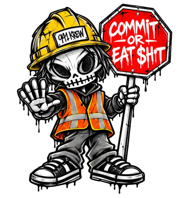 941 KREW STICKER - Commit or Eat $H*T