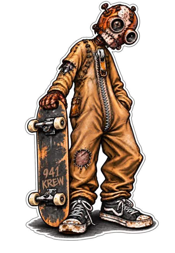 941 KREW STICKER - Old Head Ragdoll